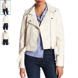 Romeo & Juliet All Season Faux Leather Moto Jacket
